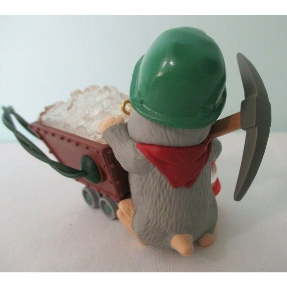 Hallmark Keepsake Magic Light Ornament North Pole Rock Candy Miner Dated 1994 - Picture 5 of 12